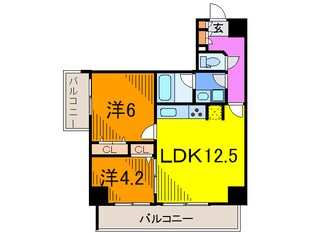 パ－クアクシス元浅草ステ－ジの物件間取画像